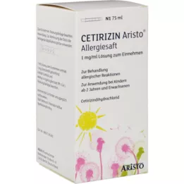 CETIRIZIN Aristo allergy juice 1 mg/ml πόσιμο διάλυμα, 75 ml