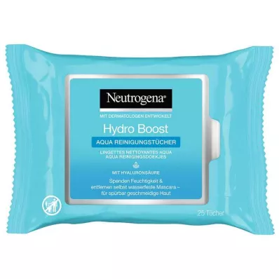 NEUTROGENA Μαντηλάκια καθαρισμού Hydro Boost Aqua, 25 τεμ