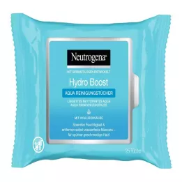 NEUTROGENA Μαντηλάκια καθαρισμού Hydro Boost Aqua, 25 τεμ