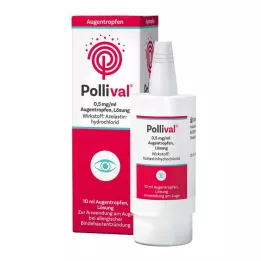 Οφθαλμικές σταγόνες Pollival με αζελαστίνη, 10 ml