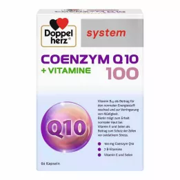 DOPPELHERZ Συνένζυμο Q10 100+Βιταμίνες σύστημα κάψουλες, 60 κάψουλες