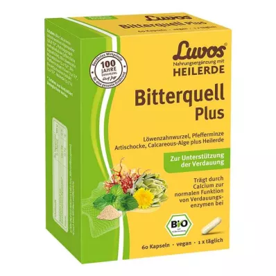 Κάψουλες Luvos Healing Clay Organic Bitterquell Plus, 60 τεμ