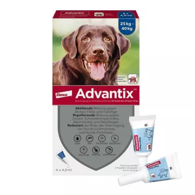 Advantix Spot-on διάλυμα dog 25 - 40 kg, 4X4,0 ml