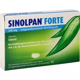 SINOLPAN forte 200 mg μαλακά καψάκια με εντερική επικάλυψη, 21 τεμάχια