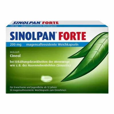SINOLPAN forte 200 mg μαλακά καψάκια με εντερική επικάλυψη, 50 τεμάχια SINOLPAN forte 200 mg μαλακά καψάκια με εντερική επικάλυψη, 50 τεμάχια