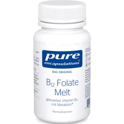 PURE ENCAPSULATIONS B12 Folate melt παστίλιες, 90 τεμάχια