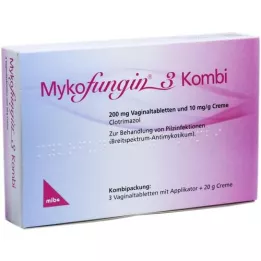 MYKOFUNGIN 3 Combi 200 mg κολπική καρτέλα + 10 mg/g cre., 1 P