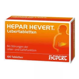 HEPAR HEVERT Ταμπλέτες ήπατος, 100 τεμάχια