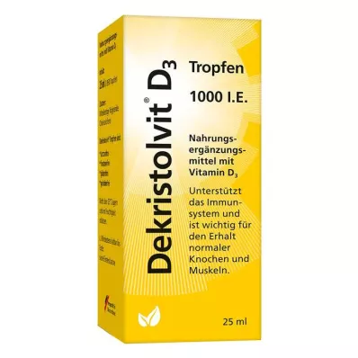 DEKRISTOLVIT D3 1.000 σταγόνες I.U., 25 ml