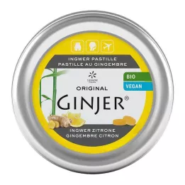INGWER GINJER Παστίλιες βιολογικού λεμονιού, 40 g