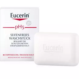 EUCERIN Τεμάχιο πλύσης χωρίς σαπούνι pH5 για ευαίσθητες επιδερμίδες, 100 g