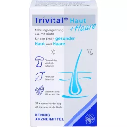 TRIVITAL Κάψουλες Skin+Hair, 56 κάψουλες