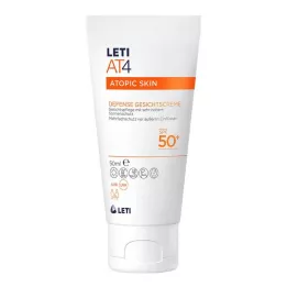 LETI Κρέμα προσώπου AT4 Defence SPF 50+, 50 ml