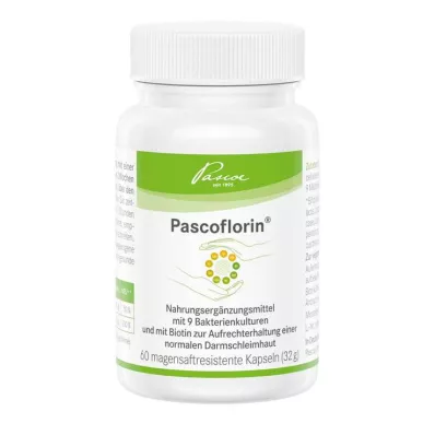 PASCOFLORIN κάψουλες με εντερική επικάλυψη, 60 τεμάχια