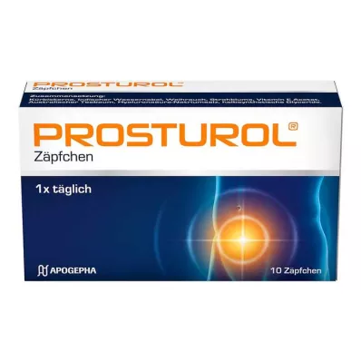 PROSTUROL Υπόθετα, 10 τεμ PROSTUROL Υπόθετα, 10 τεμ
