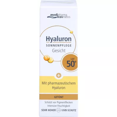 HYALURON SONNENPFLEGE Κρέμα προσώπου LSF 50+ tinted, 50 ml