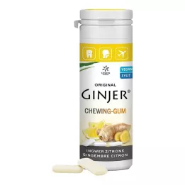 Τσίχλα Ginger Ginjer με γεύση λεμόνι, 30 γρ