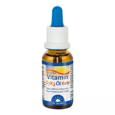 VITAMIN D3K2 oil forte σταγόνες, 20 ml