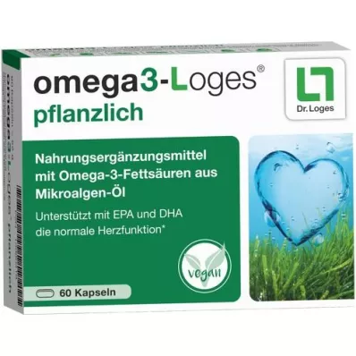 OMEGA3-Loges κάψουλες για χορτοφάγους, 60 κάψουλες