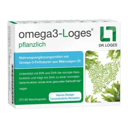 OMEGA3-Loges κάψουλες για χορτοφάγους, 60 κάψουλες