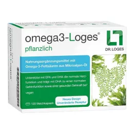 OMEGA3-Loges κάψουλες για χορτοφάγους, 120 κάψουλες