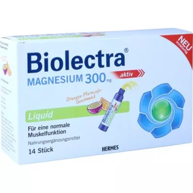 BIOLECTRA Μαγνήσιο 300 mg υγρό, 14 τεμάχια