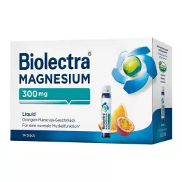 BIOLECTRA Μαγνήσιο 300 mg υγρό, 14 τεμάχια