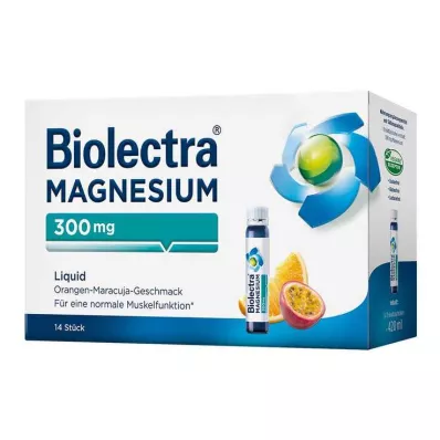 BIOLECTRA Μαγνήσιο 300 mg υγρό, 14 τεμάχια