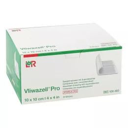 VLIWAZELL Pro superabsorb.compress.sterile 10x10 cm, 10 τεμάχια