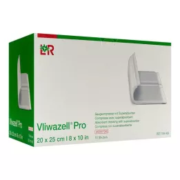 VLIWAZELL Pro superabsorb.compress.sterile 20x25 cm, 10 τεμάχια