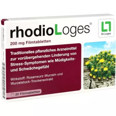 RHODIOLOGES 200 mg επικαλυμμένα με λεπτό υμένιο δισκία, 20 τεμάχια