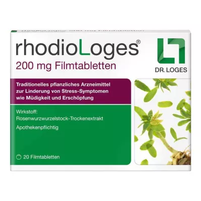 RHODIOLOGES 200 mg επικαλυμμένα με λεπτό υμένιο δισκία, 20 τεμάχια