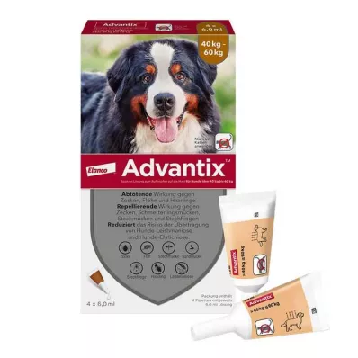 ADVANTIX Spot-on διάλυμα για εφαρμογή σε σκύλο 40-60 kg, 4X6.0 ml