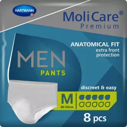 MOLICARE Premium MEN Παντελόνια 5 σταγόνες M, 8 τεμ