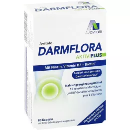 DARMFLORA Active Plus 100 δισεκατομμύρια βακτήρια + 7 βιταμίνες, 80 τεμάχια