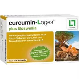 CURCUMIN-LOGES συν κάψουλες Boswellia, 120 κάψουλες