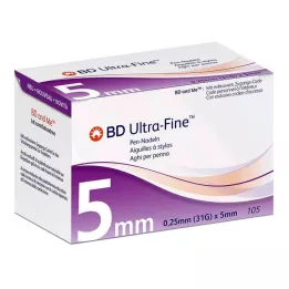 BD ULTRA-FINE Βελόνες στυλό 5 mm 31 G 0,25 mm, 105 τεμ