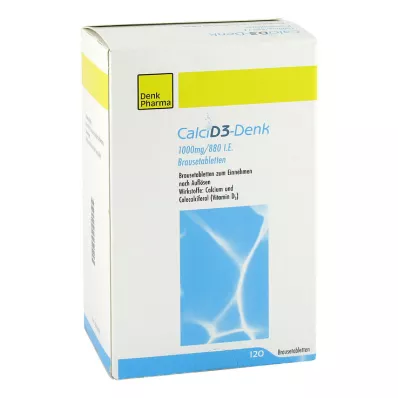 CALCI D3-Denk 1.000 mg/880 I.U. αναβράζοντα δισκία, 120 τεμάχια