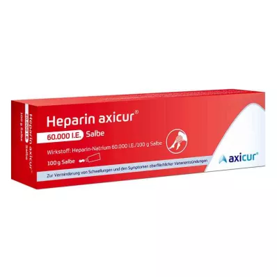 HEPARIN AXICUR Αλοιφή 60.000 I.U., 100 g