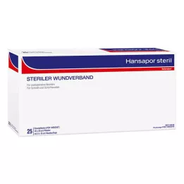HANSAPOR αποστειρωμένος επίδεσμος τραύματος 10x20 cm, 25 τεμάχια