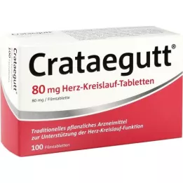 CRATAEGUTT καρδιαγγειακά δισκία 80 mg, 100 τεμάχια