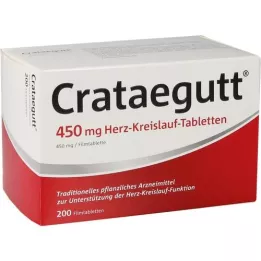 CRATAEGUTT καρδιαγγειακά δισκία 450 mg, 200 τεμάχια