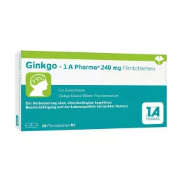 Ginkgo – 1 A Pharma® 240 mg επικαλυμμένα με λεπτό υμένιο δισκία, 60 τεμ
