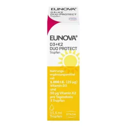 EUNOVA DuoProtect D3+K2 1000 I.U./50 μg σταγόνες, 11,5 ml