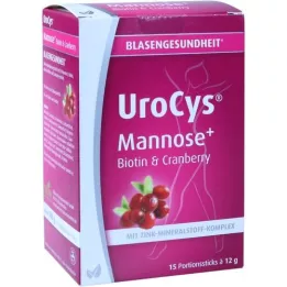 UROCYS Mannose+ Sticks, 15 τεμάχια