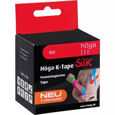 HÖGA-K-TAPE Μεταξωτή ταινία 5 cmx5 m l.fr.red kinesiol.tape, 1 τεμ