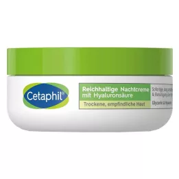 CETAPHIL Πλούσια κρέμα νύχτας με υαλουρονικό οξύ, 48 g