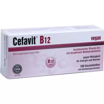 CEFAVIT B12 μασώμενα δισκία, 100 τεμάχια