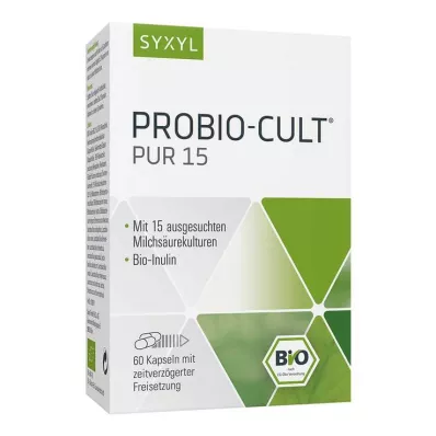 PROBIO-Cult Pur 15 κάψουλες Syxyl, 60 κάψουλες