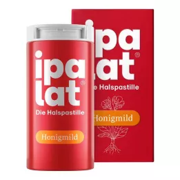 IPALAT Παστίλιες για το λαιμό μέλι ήπιες χωρίς μενθόλη, 40 τεμ